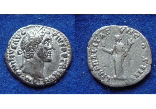 Antoninus Pius - denarius LIBERALITAS schaars (ME1835)