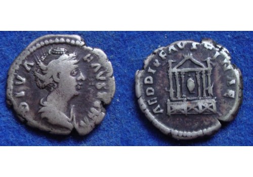 Faustina I - Tempel schaars (D1819)