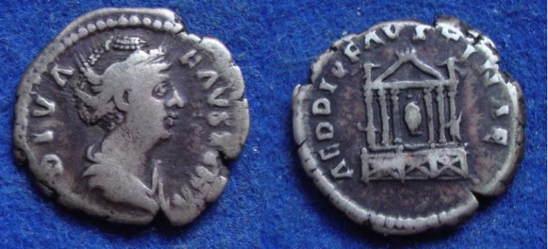 Faustina I - Temple scarce  (D1819)