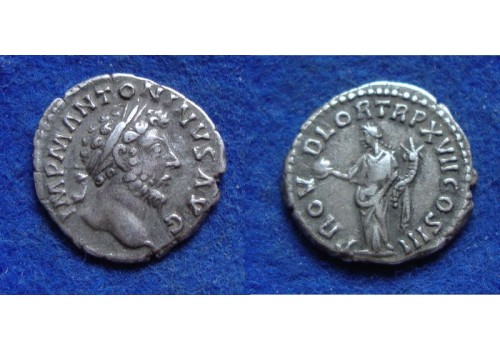 Marcus Aurelius- denarius PROVIDENTIA DEOR  (D1824)