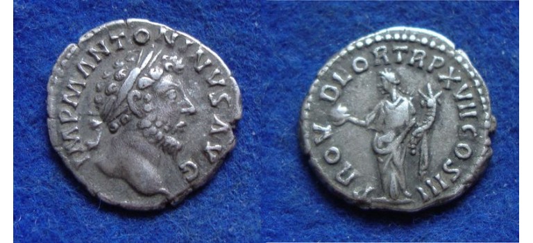 Marcus Aurelius- denarius PROVIDENTIA DEOR (ME1947)