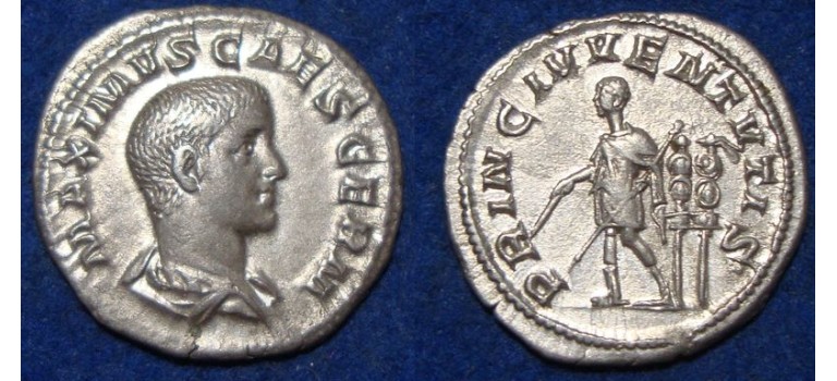 Maximus - denarius PRINCIPI IVVENTVTIS (D1827)