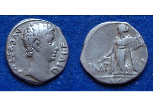 Augustus - herdenking van overwinning op Cleopatra en Marcus Antonius! (D1834)