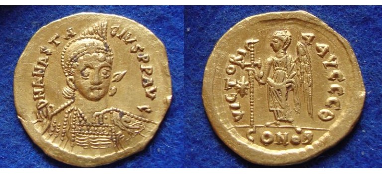 Anastasius - SOLIDUS gold! (N1818)