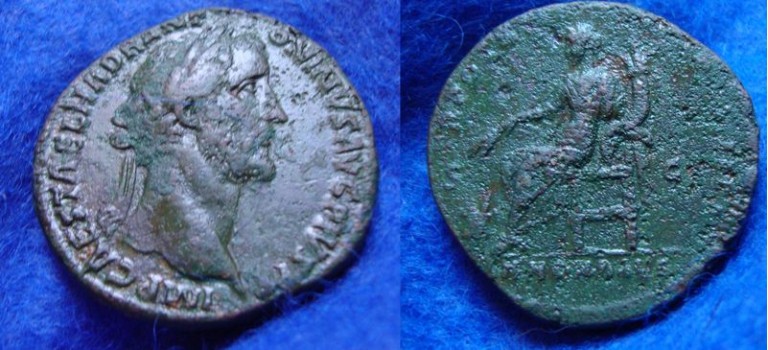 Antoninus Pius - Annona sestertius! (N1822)