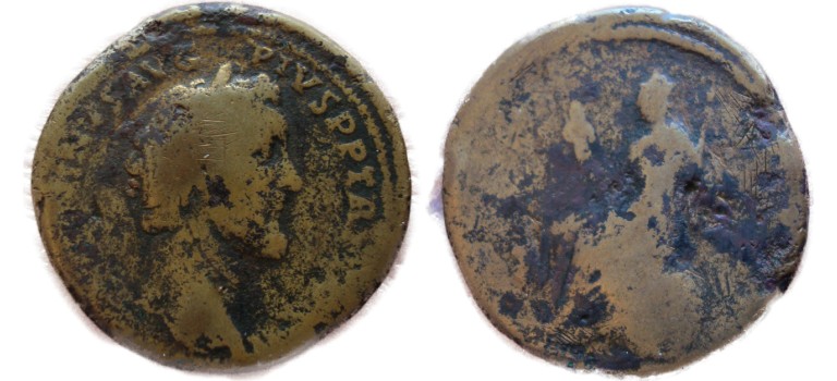 Antoninus Pius- Britannia sestertius!   (AU1763)