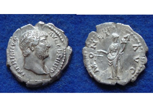Hadrianus  - MONETA denarius PRACHTIG (MA1823)