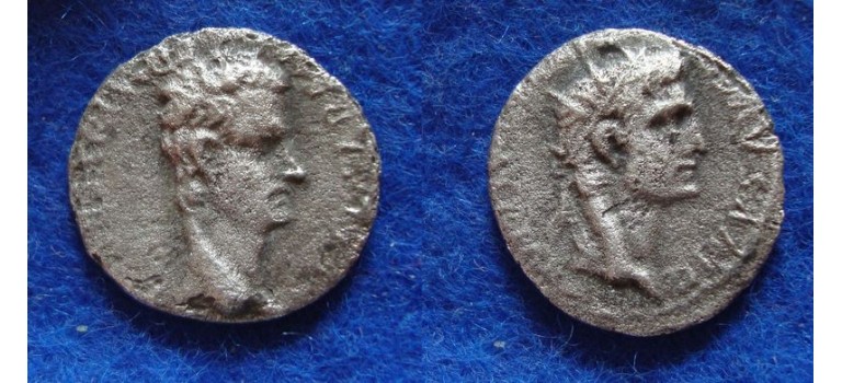 Caligula  -  Denarius with augustus   (JUN1828)