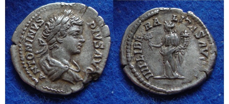 Caracalla-  Denarius LIBERALITAS (JA1818)