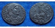 Constantius II - fallen horseman, Thessalonica PORTRAIT!  (JA1829)