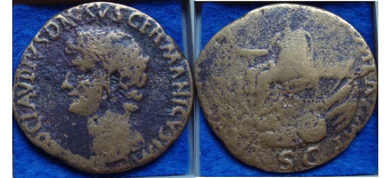 Nero Claudius Drusus - RARE SESTERTIUS! (JA1847)