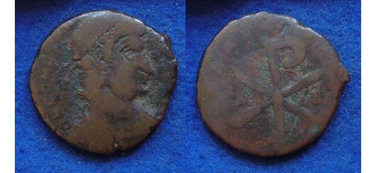 Constantius II - the revolt of Poemenius RARE! (JUN1813)