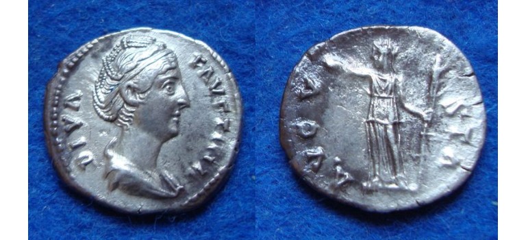Faustina I - CERES denarius (JUN1825)