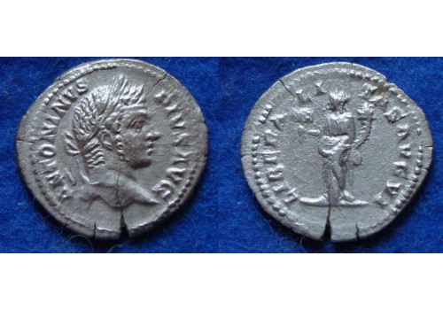 Caracalla-LIBERALITAS denarius schaars (O1832)