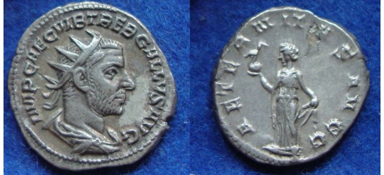 Trebonianus Gallus - antoninian AETERNITAS RARE! (N1809)