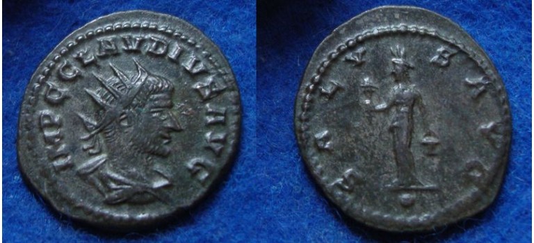 Claudius II - ISIS FARIA unknown mint-mark! (O1837)
