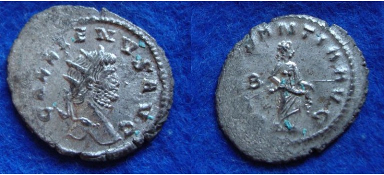 Gallienus -  Abundantia silvered! (S1814)