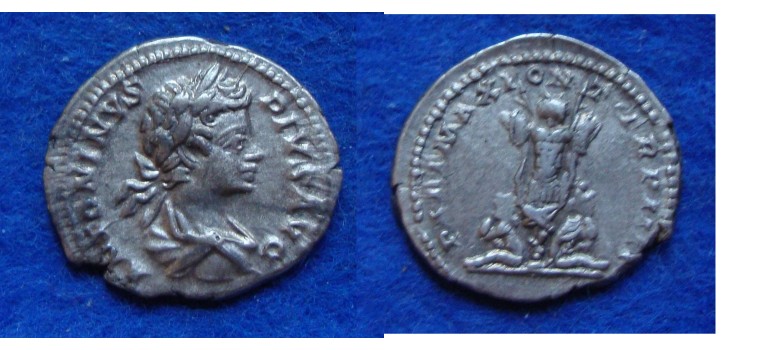 Caracalla -  Denarius Trophee! (S1831)