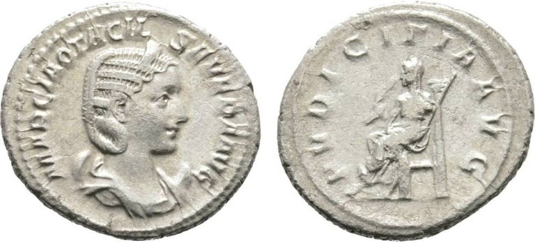 Otacilia Severa - Pvdicitia Antoninianus  (AU1726)