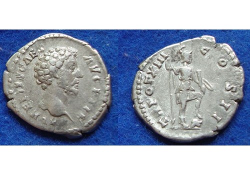 Marcus Aurelius - denarius VIRTUS (AU1819)