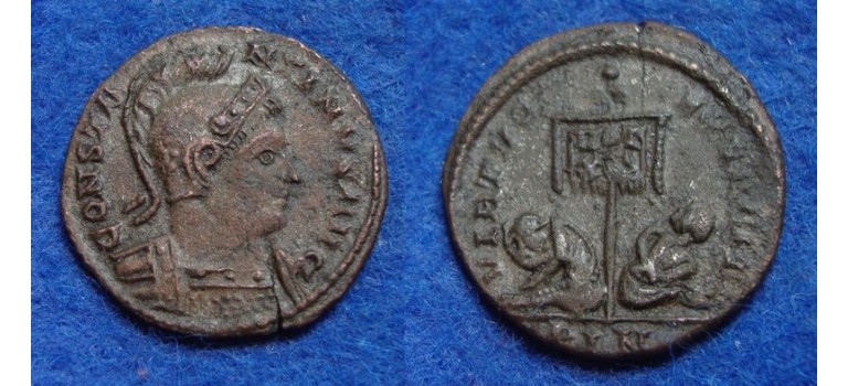 Constantijn de Grote - Met helm VIRTVS EXERCITVS Londen  (JUL1808)