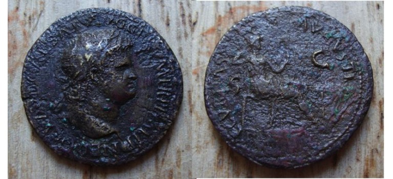 Nero - Secvritas dupondius zeer zeldzaam R2 (JUL1816)