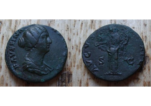 Faustina jr - CONCORDIA SESTERTIUS mooi portret!  (JUL1820)