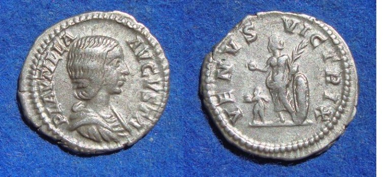 Plautilla - scarce empress VENUS and Cupid (JUL1824)