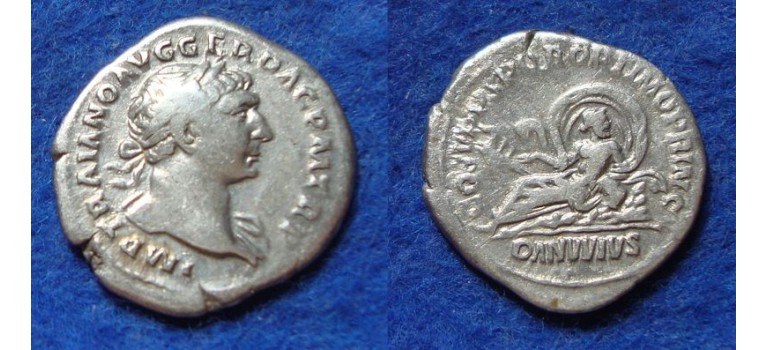 Trajanus - Danube interesting reverse (Au1805)