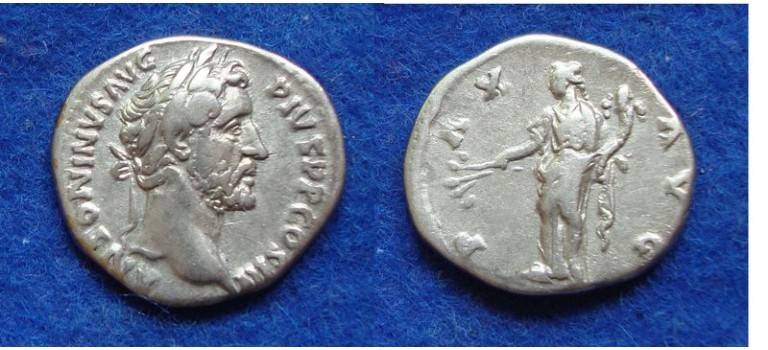 Antoninus Pius- denarius PAX