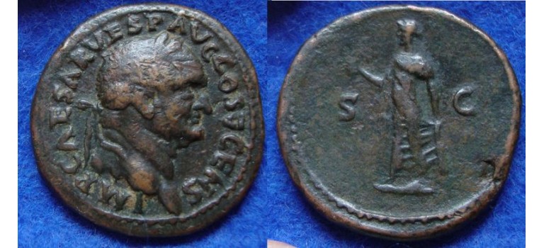 Vespasianus  - AS SPES ex-Kuenker ! (AU1828)