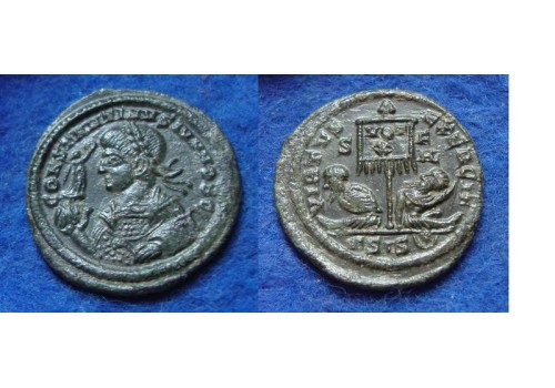 Constantinus II - VIRTVS zeldzame buste! ex-CGB (Au1811)