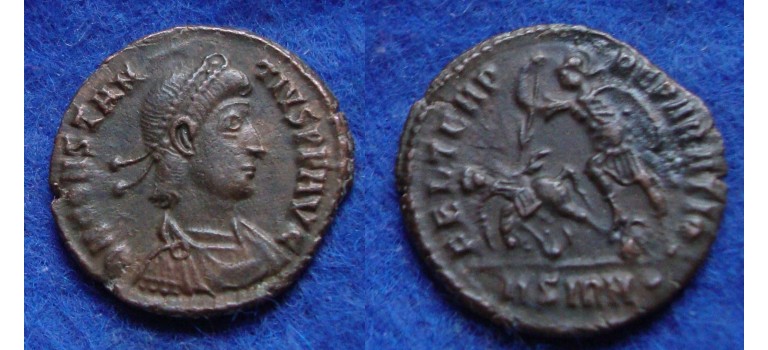 Constantius II - fallen horseman, SIRMIUM (JA1824)