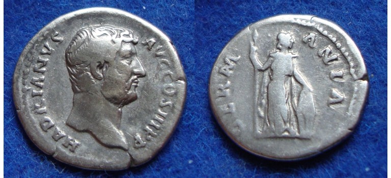 Hadrian  - GERMANIA scarce (JA1819)