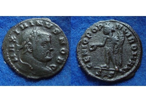 Maximinus II - quarter follis rare (S1910)