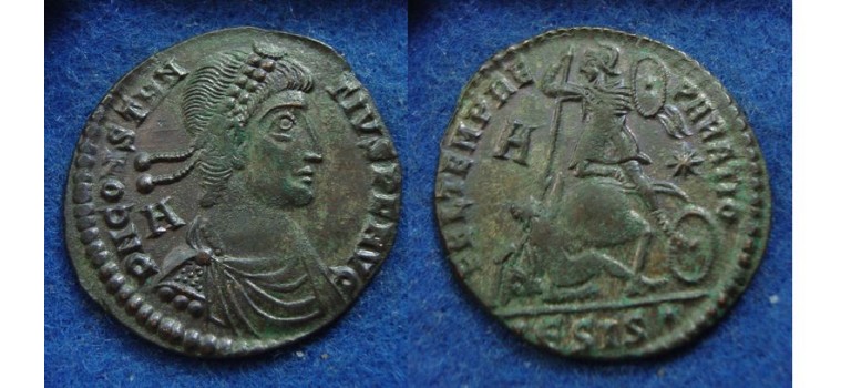 Constantius II - fallen horseman, SISCIA extremely fine (S1940)