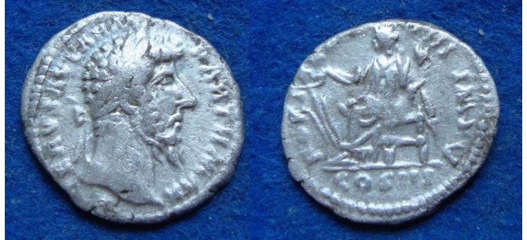 Lucius Verus - Fortuna denarius (s1952)