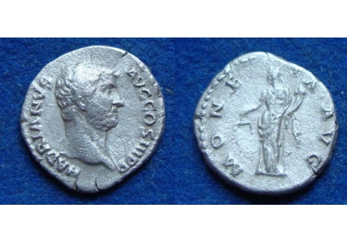 Hadrianus - MONETA denarius (S1953) Hadrianus - MONETA denarius (S1953)