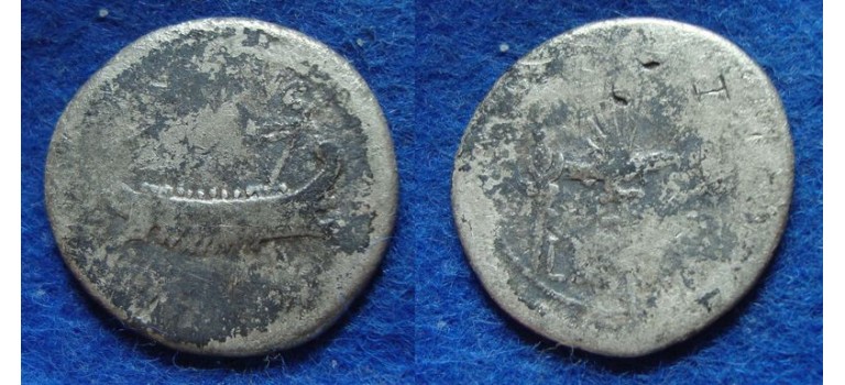 Marcus Antonius - Galei en standaards LEG XV gelegerd in ILLYRIE (s1974)