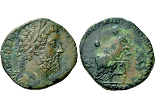 Commodus - Sestertius Securitas mooie kop! (s1978) Commodus - Sestertius Securitas mooie kop! (s1978)