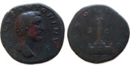 Antoninus Pius- SESTERTIUS  DIVO PIO historisch!   (au1748)