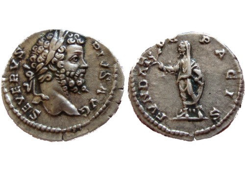 Septimius Severus - FVNDATOR PACIS bijna prachtig (S1710)
