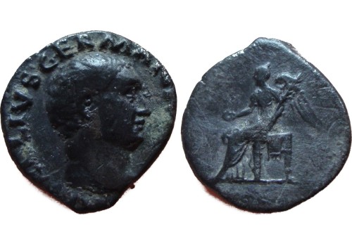 Vitellius - denarius met de trekken van Otho niet in RIC! (S1737)