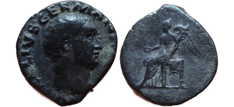 Vitellius - denarius met de trekken van Otho niet in RIC! (S1737) Vitellius - denarius met de trekken van Otho niet in RIC! (S1737)