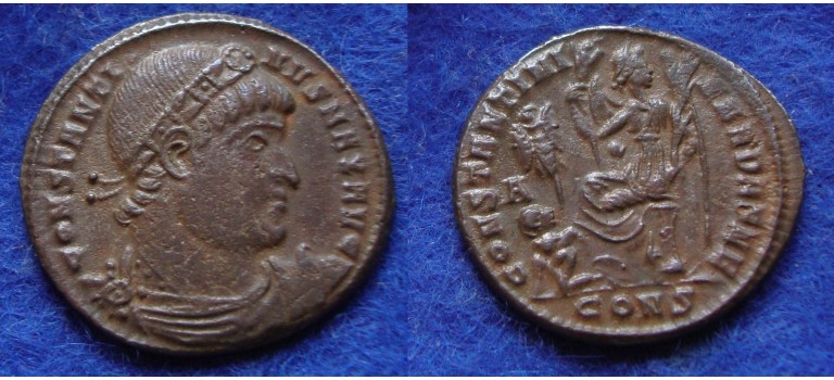 Constantine- DAFNE interesting coin! (D1734)