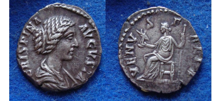 Crispina denarius VENVS FELIX beauty! (D1707)