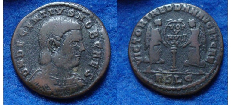 Decentius -  AE2 LYONS scarce caesar (N1734)