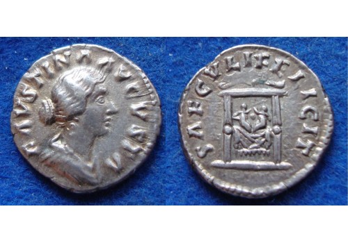 Faustina jr - denarius Annius Verus en Commodus (D1706)