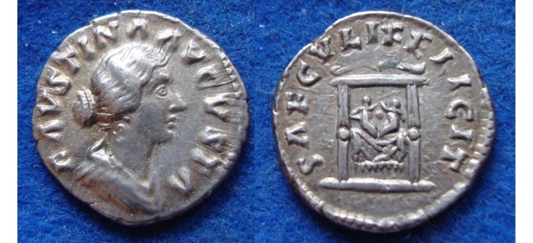 Faustina jr - denarius Commodus and Annius Verus! (D1706)