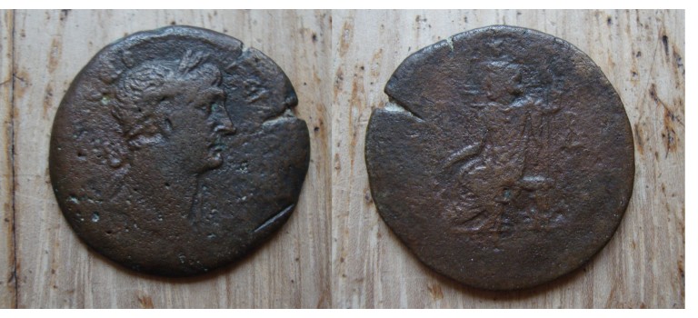 Trajanus - Serapis drachm very rare, l.arge coin 35 mm (D1712)